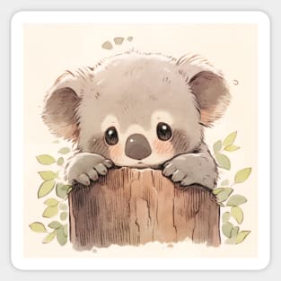 Cute Adorable Kawaii Baby Koala Bear Sticker